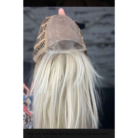 Rebel Gypsy luxury wig “Miniskirt Blues” full mono main image 4